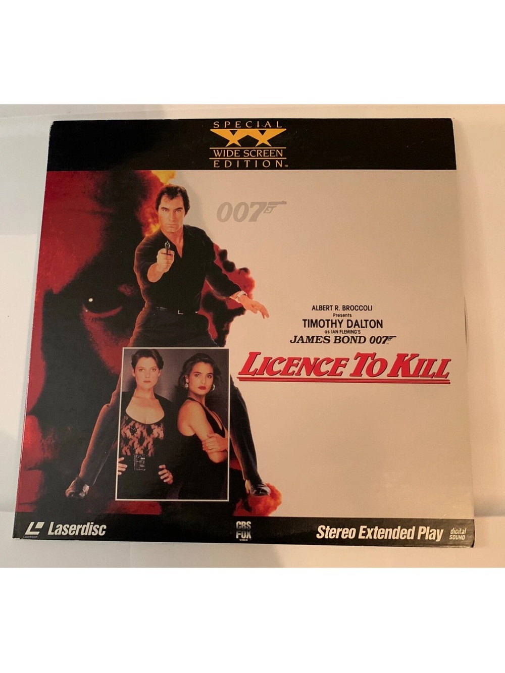 Licence to Kill Laserdisc James Bond 007 Special Widescreen 2 Disc